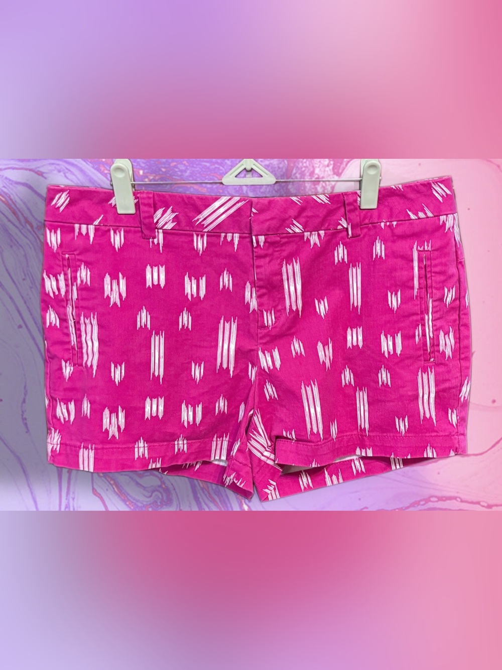 JCP Women’s Patterned Pink Shorts size 10